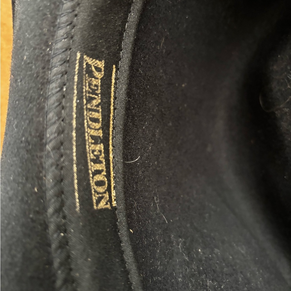 Vintage Pendleton Black Wool Hat - image 8